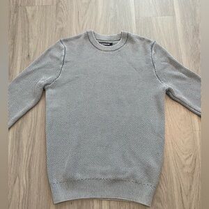 Men’s S Knit Crewneck Sweater blue/gray